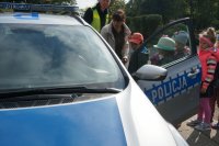 Policjanci zabrzańskiej drogówki z wizytą u przedszkolaków