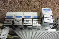 zabezpieczone papierosy i tytoń