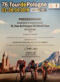 Zdjęcie kolorowe:  Podziękowania za pomoc i wsparcie podczas organizacji 76. Tour de Pologne